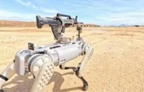 Cão-robô armado com metralhadora a nova arma da China