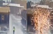 Homem é atingido por raio enquanto trabalhava na Indonésia
