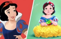Princesas da Disney bebês inspiradas em ensaios reais