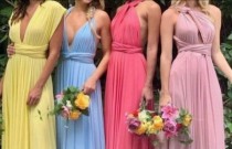Tendências de cores de vestidos de festa