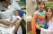 Enfermeira adotou bebê que foi rejeitado por ter síndrome de Down