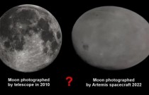 Estranhas imagens da Lua tiradas pela missão Artemis-1