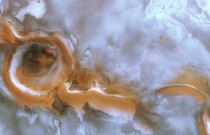 Marte vira um “paraíso gelado” em foto inédita