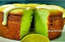 Receita de bolo verde de limão, experimente!