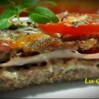 Kibe ao forno recheado com queijo e presunto, confira!