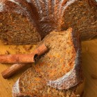 Bolo de cenoura com especiarias