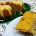 Bolo de maracujá com cobertura, experimente!