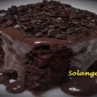Bolo de chocolate com cobertura, experimente!