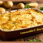Batata portuguesa gratinada maravilhosa, experimente!