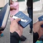 Bíblia impede que facada atinja trabalhador durante assalto