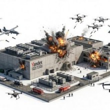 Ucrânia realiza ataques com drones em data centers da Yandex