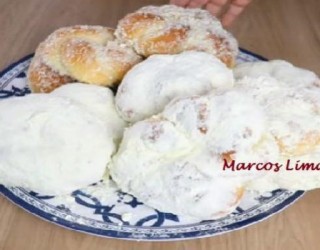 Pão doce de leite ninho ou então de coco, confira!