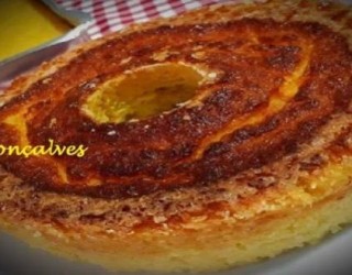 Bolo de bagaço de milho verde. Reaproveitamento do bagaço que coei do Curau.