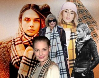 Lenço Burberry: o retorno desse acessório de moda para o inverno