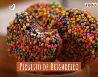 Receita simples de pirulito de brigadeiro