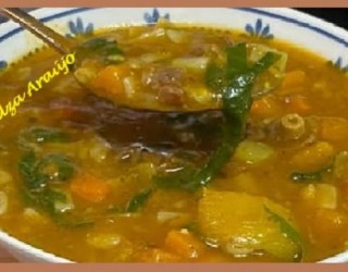 Sopa de reaproveitamento de carne, confira!