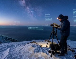 A linha de visão mais longa da Terra: uma foto real que parece impossível
