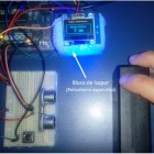Régua eletrônica com indicador luminoso RGB - Arduino