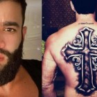 Gusttavo Lima faz tatuagem gigante nas costas e fãs detonam 'Ficou torta'