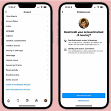 Instagram agora permite excluir conta diretamente no aplicativo do iOS