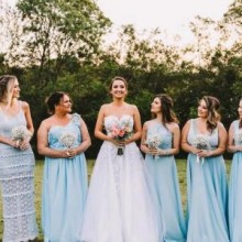 5 inspirações de vestidos azul céruleo para arrasar nas festas