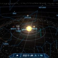 Lua começa 2023 “coladinha” em Urano