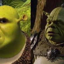 Como seria se os personagens de Shrek vivessem nos anos 80?