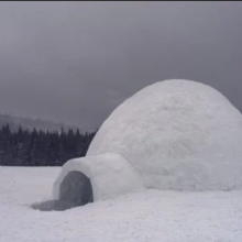Como um iglu mantém você aquecido?