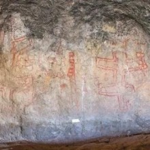 Arte rupestre em caverna argentina pode ter transmitido informações por 100 gerações