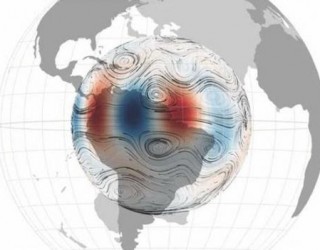 Ondas magnéticas gigantescas emanam do núcleo da Terra